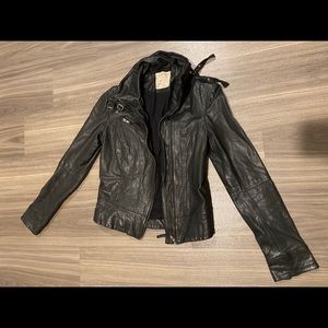 All Saints Spitalfields leather jacket